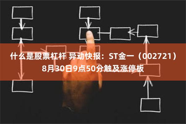 什么是股票杠杆 异动快报：ST金一（002721）8月30日9点50分触及涨停板