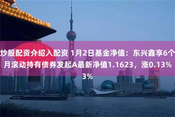 炒股配资介绍入配资 1月2日基金净值：东兴鑫享6个月滚动持有债券发起A最新净值1.1623，涨0.13%